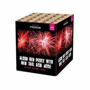 Blood Red Peony w.Red Tail and Mine